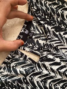 Chic Black &amp; White Maxi Dress