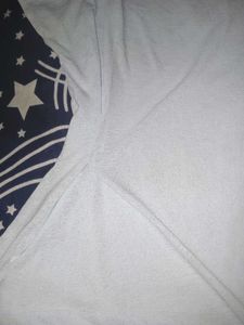 Semi Transparent Light Blue Top
