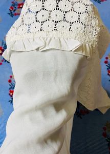 White Translucent Top
