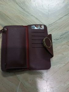 Wine Colour Multiple Pockets
