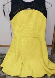Yellow &amp; Black Dress