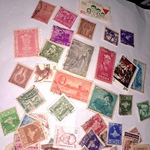 100 Unique Indian Stamps