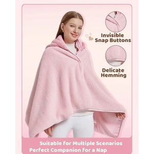 My Melody Wrap Around Hoodie Blanket- Pink