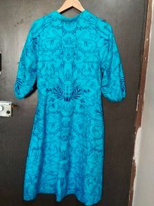 Blue Printed Kurta