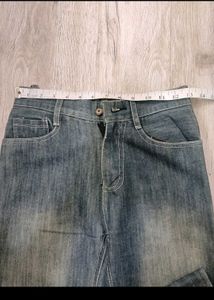 Sc1529 Shoot &amp; Side Denim Jeans Size 27