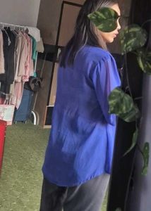 Button-down blouse/shirt