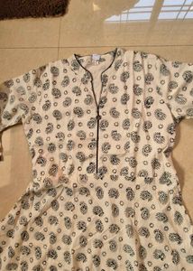 Printed Cotton GOWN