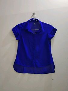 Women's Shirt In Royal Colour