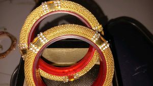 Gold-plated Bangles