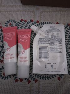 COMBO DOVE BODYWASH &amp; POND&#39;S FACEWASH