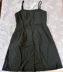 Stylish Black Spaghetti Strap Dress