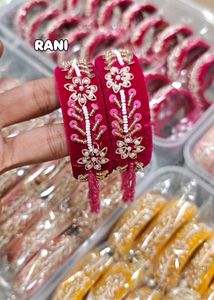 Purple Velvet Bangles