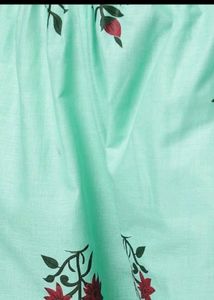Cotton Anarkali With Plazzo Set For Women