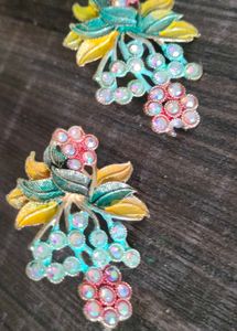Sparkling Floral Earrings