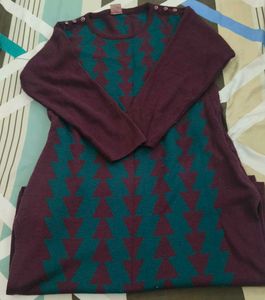 Woolen kurta and pant set