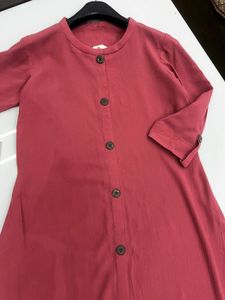 Elegant Button-Down kurti.