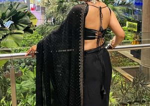 Silk Padded Drawstring Back, Broad Neck Blouse