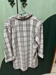 Checkered Long Sleeve Top