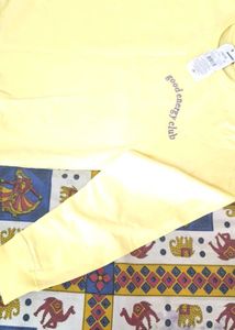 Discount Sale price|Yellow &#39;Good Energy&#39; Sweatshir
