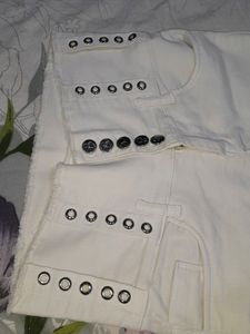 Skinny White Jeans 👖