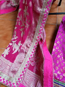 Beautiful Lhnga Choli With Heavy Blouse And Dupatt