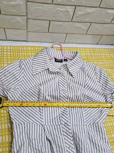 ONLY Medium Striped Shirt Dress – Elegant &amp; Versa