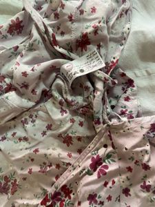 Floral Wrap Top