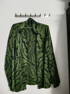 Aesthetic Dark Green Shirt