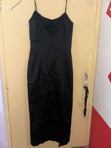Black Slit Dress