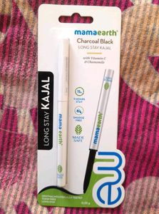 mama earth Charcoal Black Long Lasting Kajal
