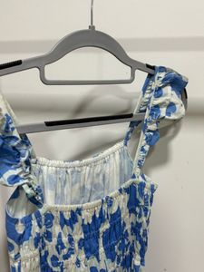 Blue Ruffle Dress