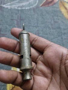 Vintage Metal Whistles - Set of 2