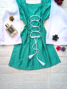 Festive Corset Back Kurti🌷