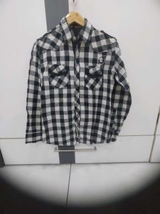 Black Check Shirt