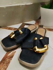 Black New Slippers