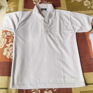 White Sports T shirt and Track pant set