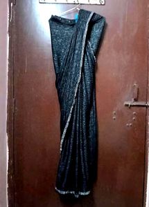 Elegant Black Saree