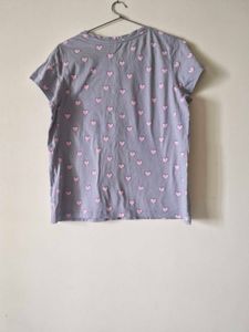 Heart Print Tee