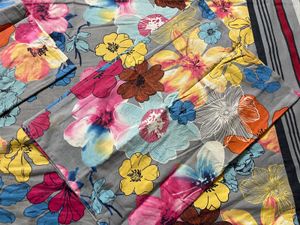 king size Floral Print Bedsheet with pillow cover