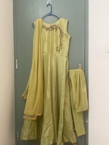 Elegant Green Anarkali Suit
