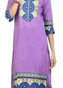 Elegant Lavender Kurta