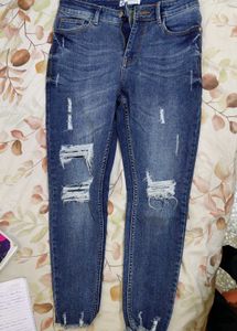 Ripped Denim Jeans