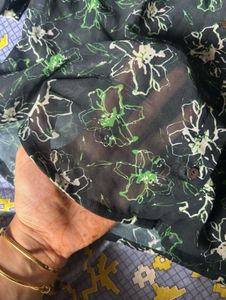 Floral Print Button-Down Shirt