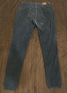 Vintage Dark Blue Corduroy Pants