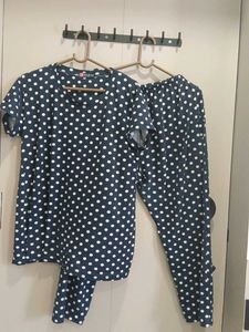 Polka Dot Night Suit
