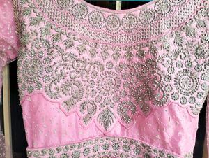 Light Pink Gown Wid Dupatta..