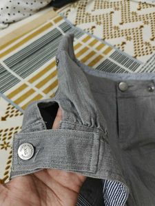 Grey Denim New Shorts