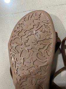Ailize Brown Strappy Sandals - Size 8