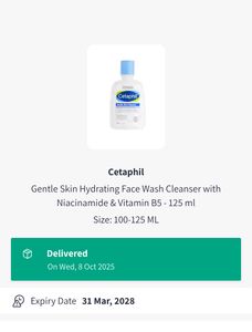 Cetaphil Gentle Skin Hydrating Face Wash 125ml