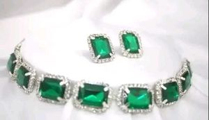 Emerald Green Jewelry Set